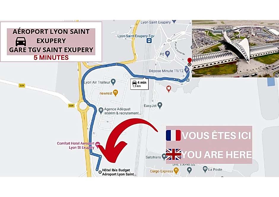 ibis budget Aéroport Lyon Saint Exupéry