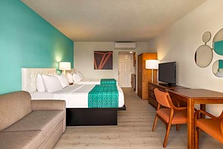 Oceanfront First Floor Room with Two Double Beds
