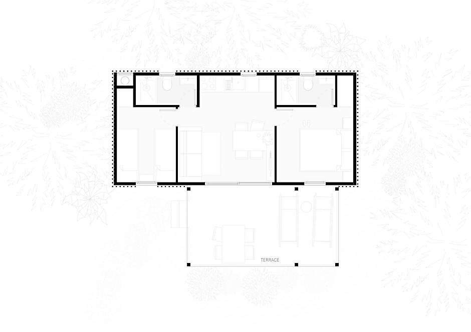 Pine Beach Pakostane Glamping Homes - All Inclusive light