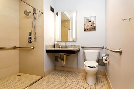 Twin Room - Disability Access - Roll-In Shower