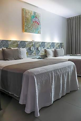Double Room with Two Double Beds with Balcony