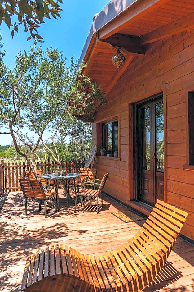 Mini spa in chalet bosco e trullo