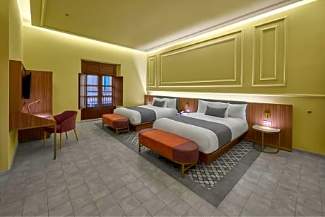 Queen Room with Two Queen Beds and Balcony