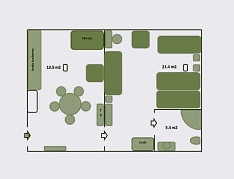 Poduszka Apartamenty Zielony Dom