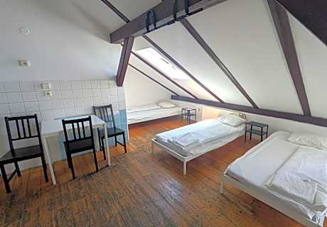 Private 6 bed room with a bathroom