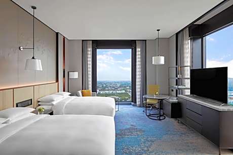 Corner Double Room with Two Double Beds