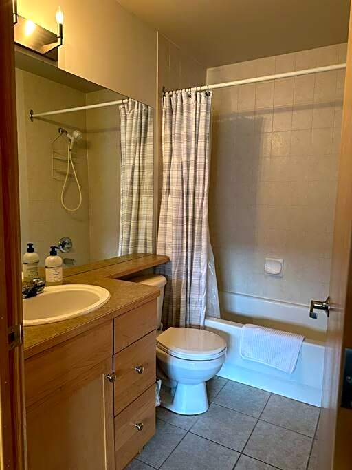 W463 Canmore 2BD 2BT, AC, MT view, Central Location