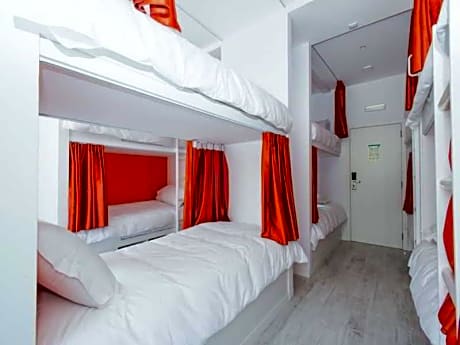 bed in dormitory one bedroom