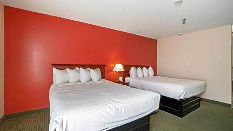 2 Queen Beds, Mobility Accessible Room, Roll-In shower, Non-Smoking