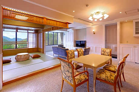 Suite Japanese-Western-Style-Room with 10 Tatami mats - Indoor Bath - Non-Smoking