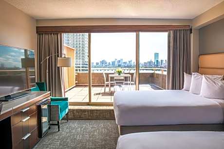 Double Room with Two Double Beds and Balcony