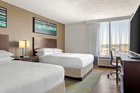 Queen Room with Two Queen Beds and Adapted Tub - Mobility and Hearing Accessible