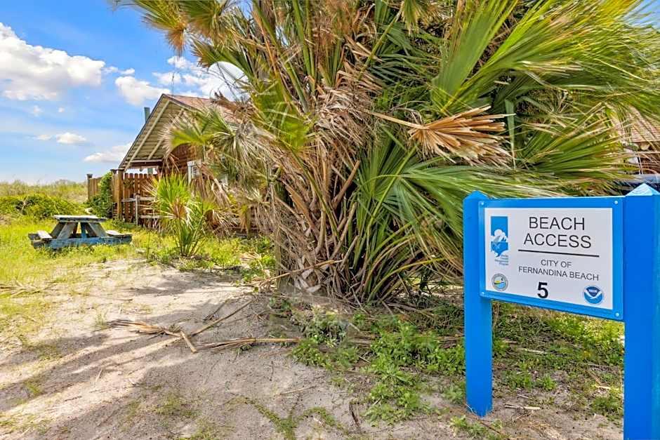 Beach 5 Villas on Amelia Island steps to the Ocean