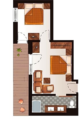Suite with Balcony - new as of autumn 2025