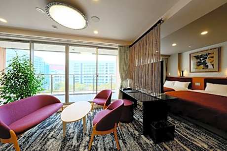 Suite(Two Double Beds) with Massage Chair and Balcony - Non-Smoking