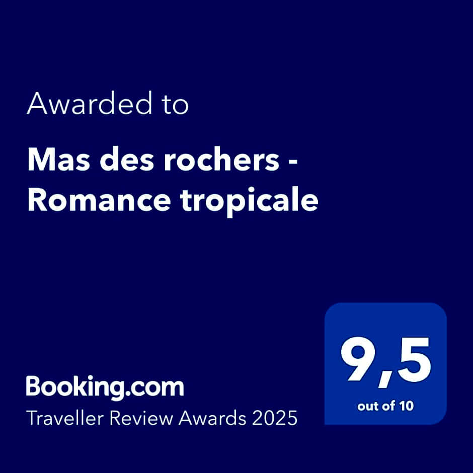 Gîtes Mas des rochers - Romance tropicale avec Spa