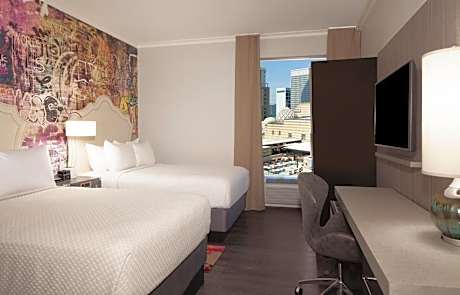 Standard Double Room with Two Double Beds and City View