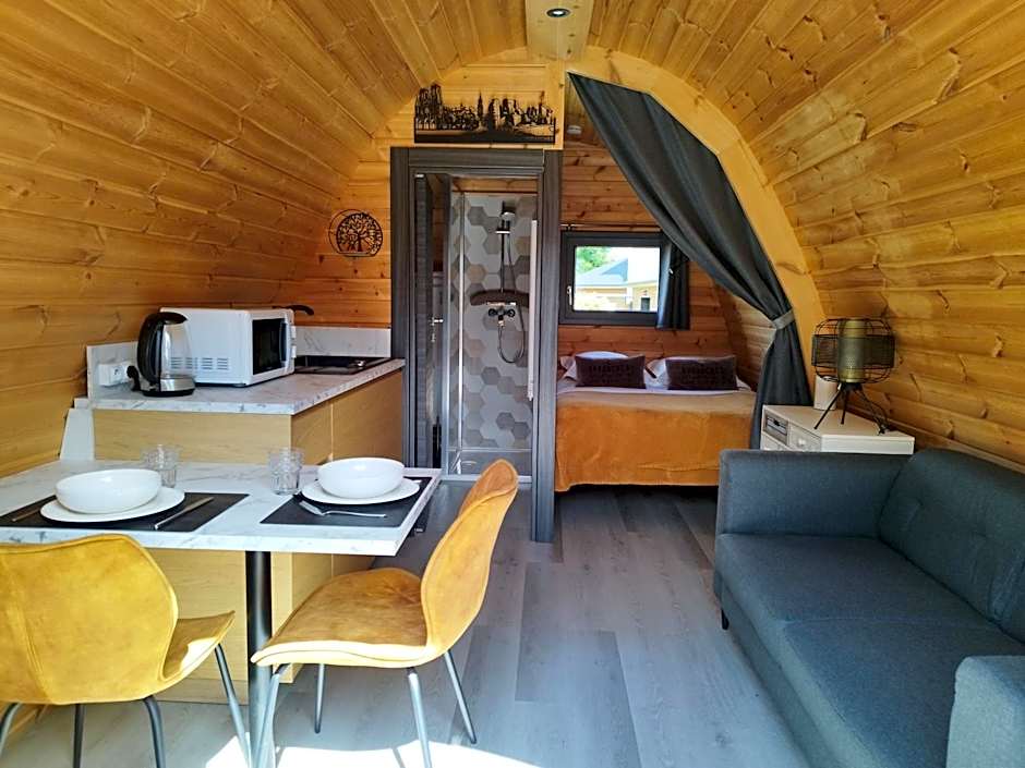 Chalet climatisé avec terrasse privative dont un chalet disposant d'une kitchenette