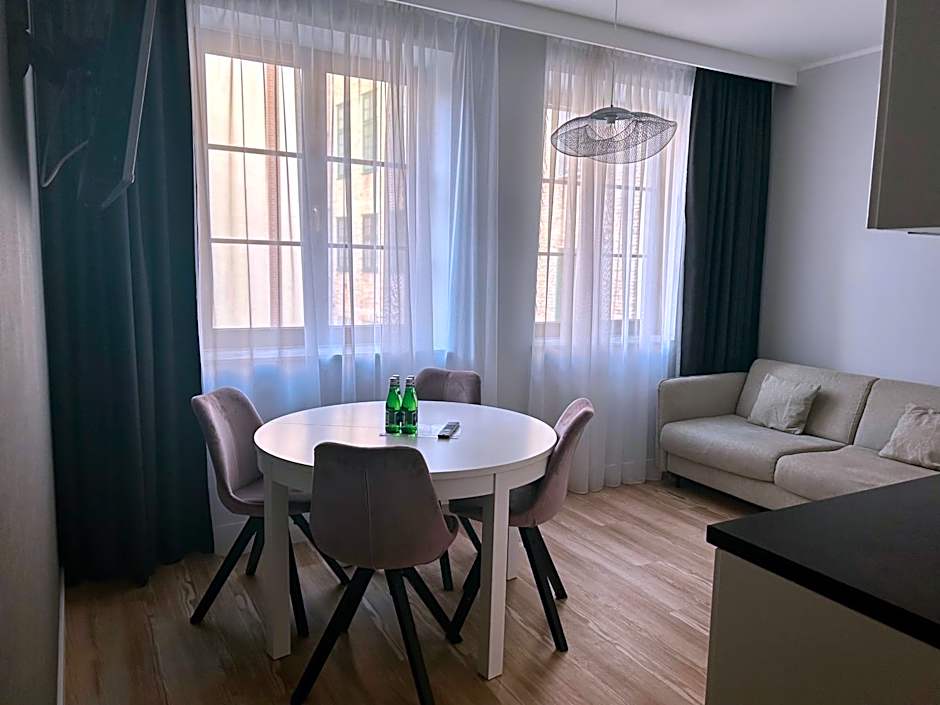 Baltic Gdańsk Old Town by St Mary's Church