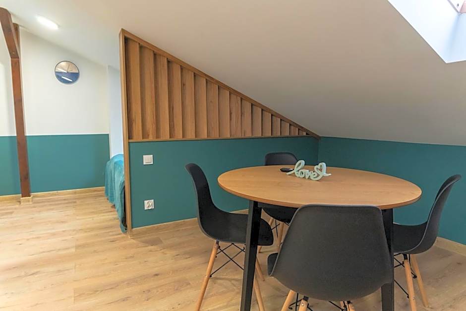 Uroczy, przytulny apartament poddasze