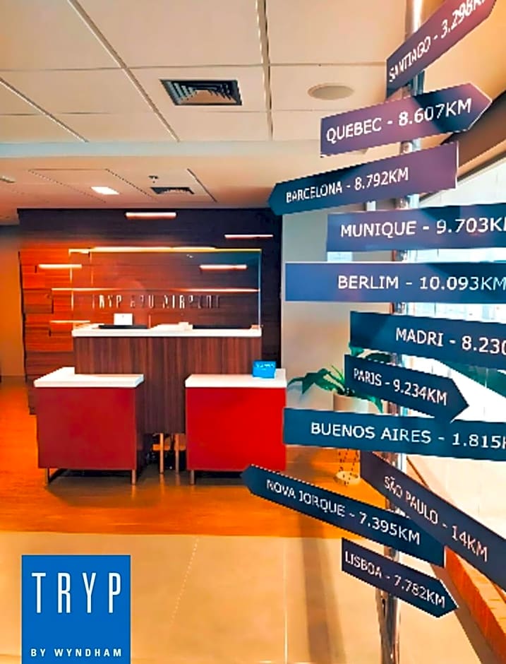 TRYP BY WYNDHAM São Paulo Airport - Hotel de Transito Terminal 3 -Lado Ar - Área restrita á passageiros já embarcados - Piso 1
