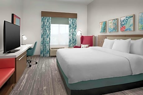 1 King Bed