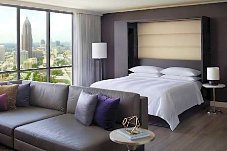 Peachtree Parlor Suite, Larger Suite, 1 King Murphy