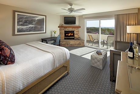 King Room with Ocean View & Fireplace