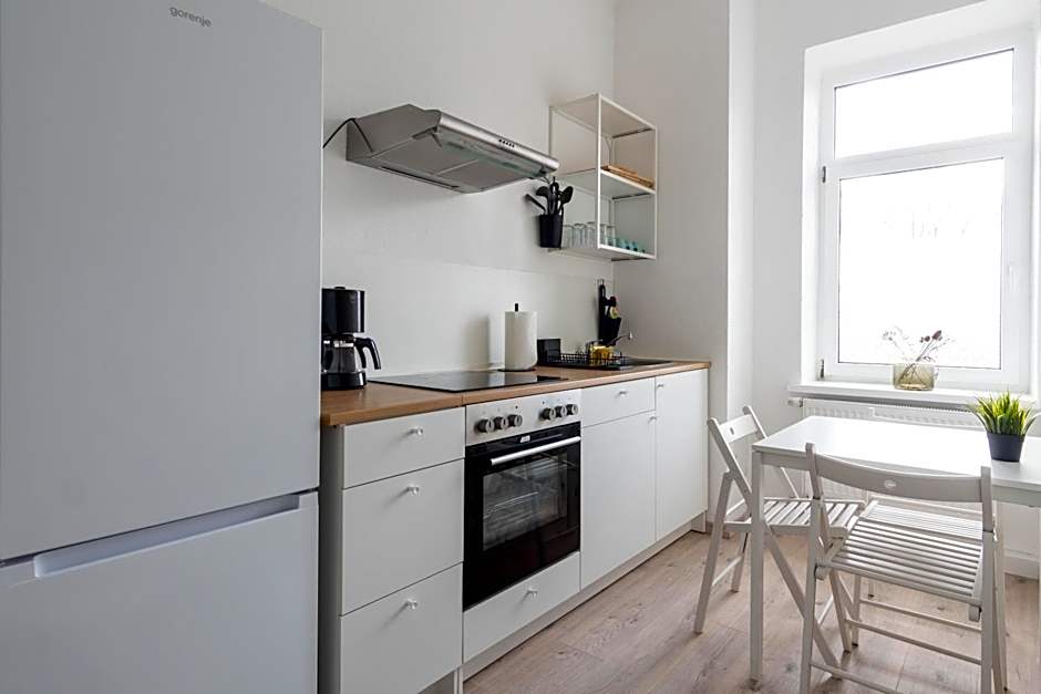Komfortable Monteursunterkunft: 4-Zimmer-Wohnung mit getrennten Betten