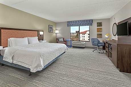 1 King Mobility/hearing Access Tub Studio Ns Vis Firealrm/door/phn Alrt/chair With Ottoman Microwv/f