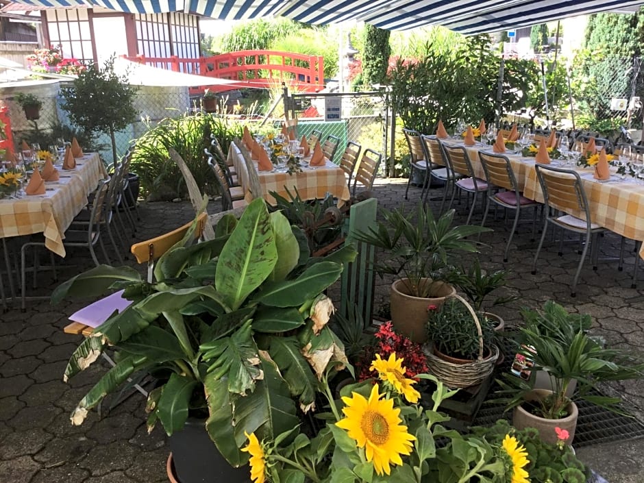 Hotel Restaurant Koi-Gartenteich