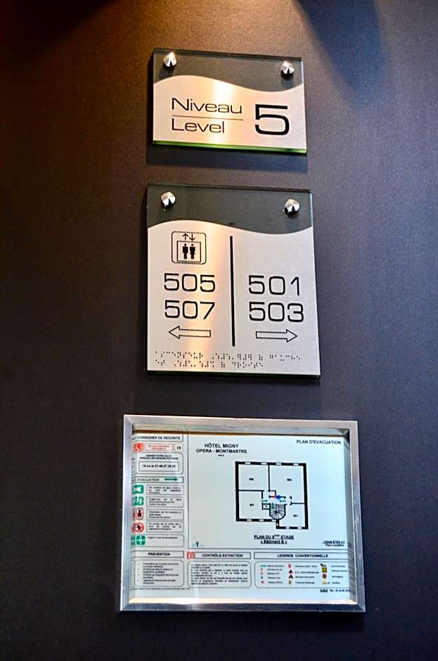 Hotel Migny Opera Montmartre