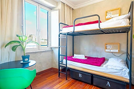 bed in 2 bed female dorm