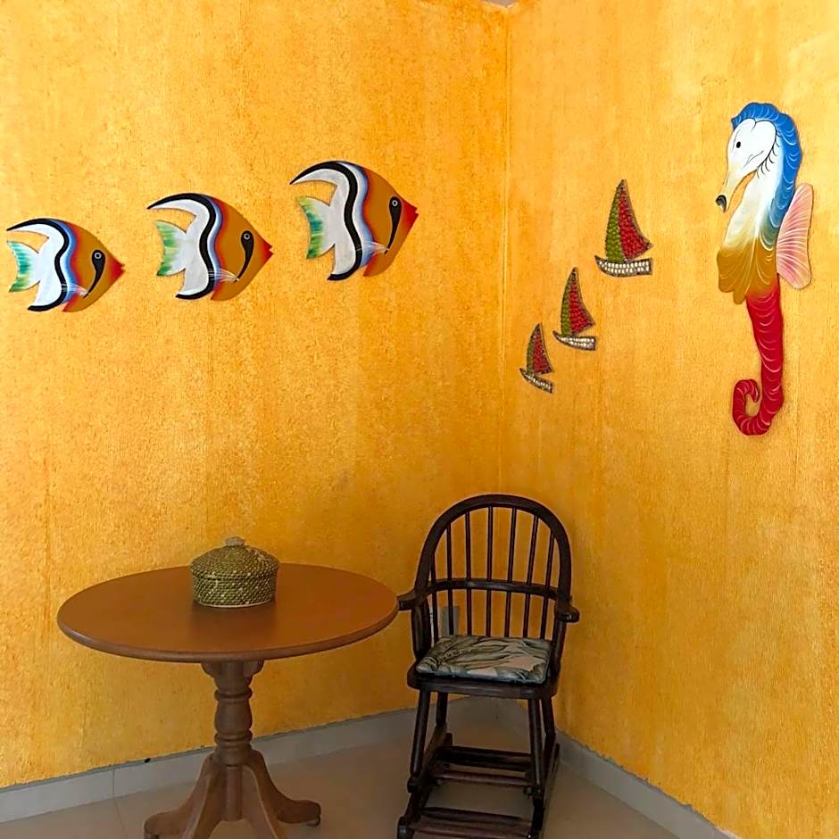 Pé na Areia com Piscina e Churrasqueira - 2 suítes