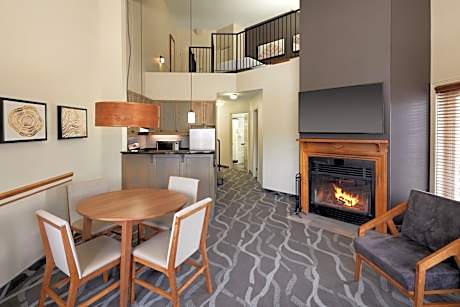 Two Bedroom Bi-Level Suite with Fireplace