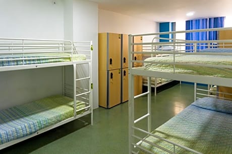 One bed in an 8-bed shared dormitory