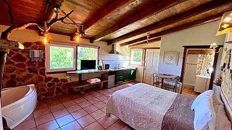 Deluxe One-Bedroom Apartment with Garden View