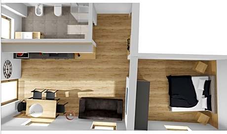 One-Bedroom Apartment with Balcony