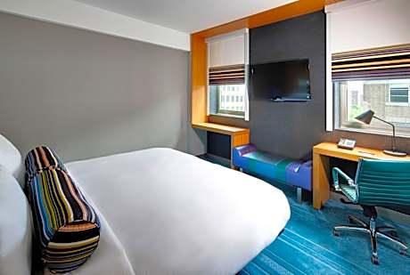 King Suite with Sofa Bed - Mobility and Hearing Accessible with Roll-in Shower