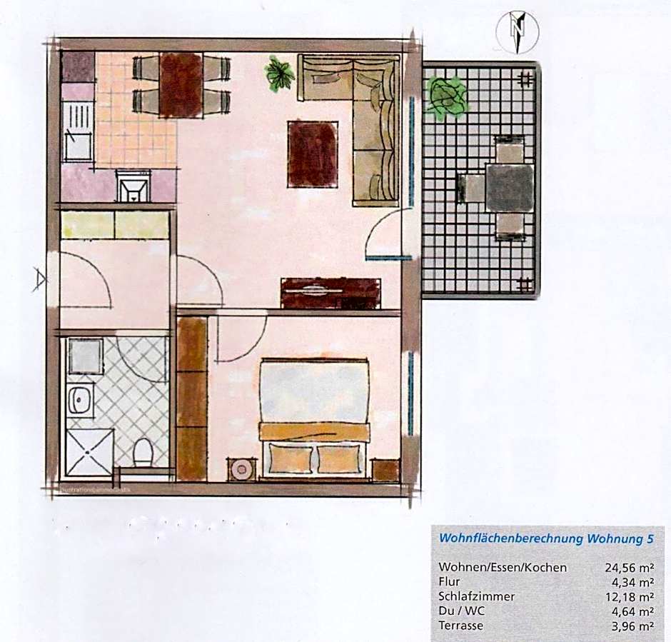 Martini Pension Rammert Ferienwohnung