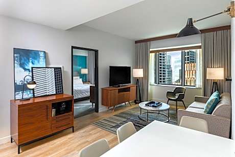 Premium Suite, Suite, 1 King, Sofa bed, City view