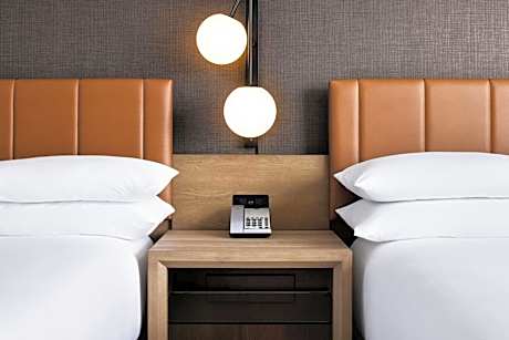 Stone Arch Double Room with Two Double Beds and Roll-In Shower - Mobility and Hearing Accessibility