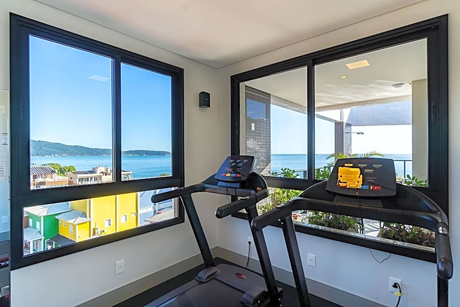 AION suítes 103 - Compacto e luxuoso Loft - Rooftop com piscina e academia - À poucos passos da praia