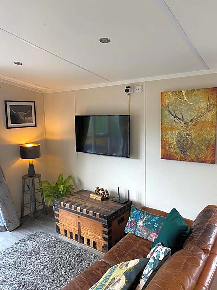 Lovely new caravan by Loch Long