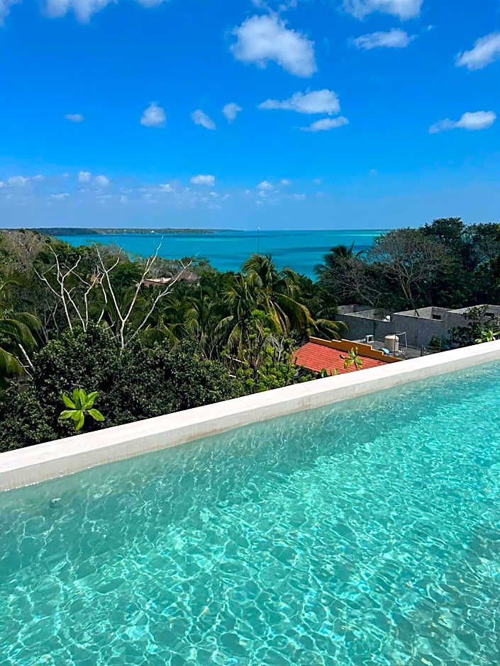 MICAELA apartment pool AC next to the lagoon