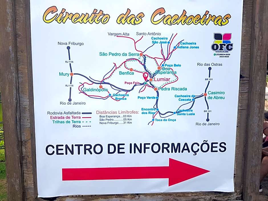 Pousada Beija Flor-Lumiar - Piscinas e Café