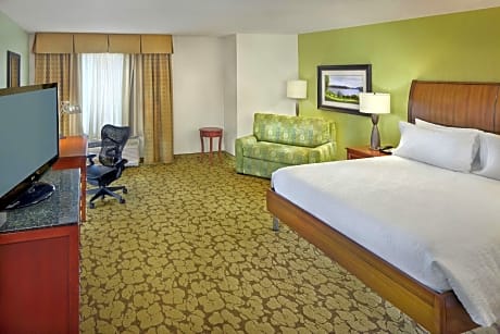 1 King Bed with Sofa Bed