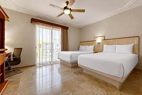 Two Double Beds - With Balcony