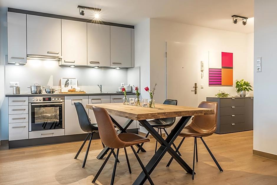 RH-Appartements 15 Minuten von Basel im Dorf Rührberg