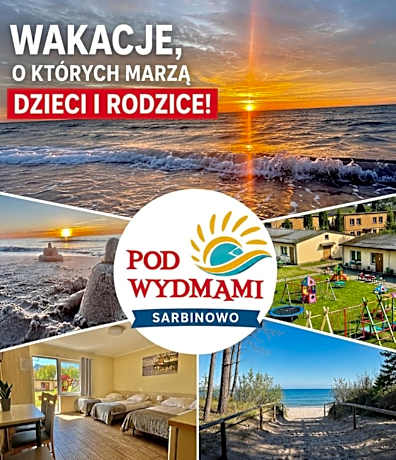 Pokoje do wynajęcia "Pod Wydmami" Sarbinowo PRZY PLAŻY , PLAC ZABAW , ROWERY
